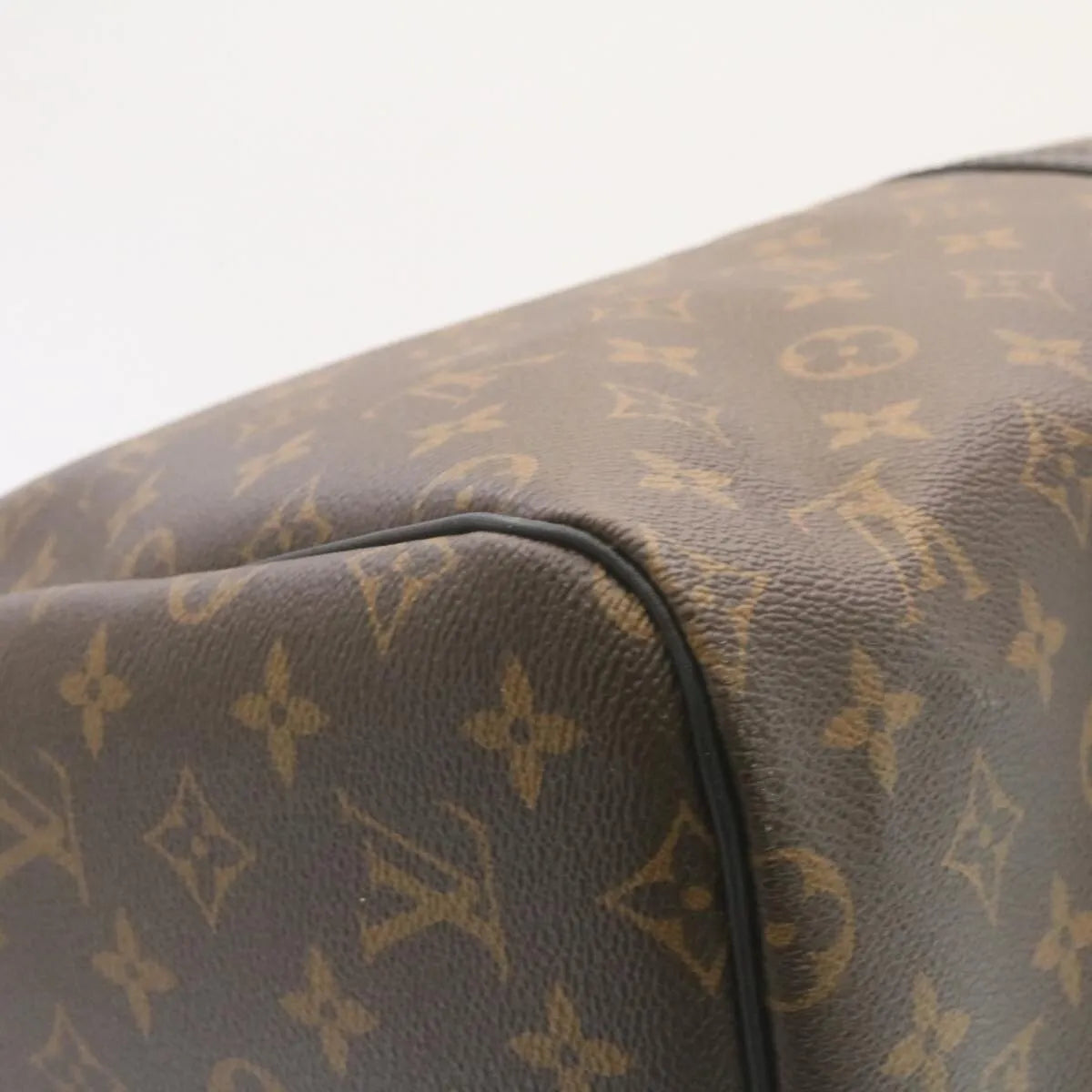 Louis Vuitton Keepall Bandouliere Monogram Canvas Brown Canvas Handbag (Pre-Owned)