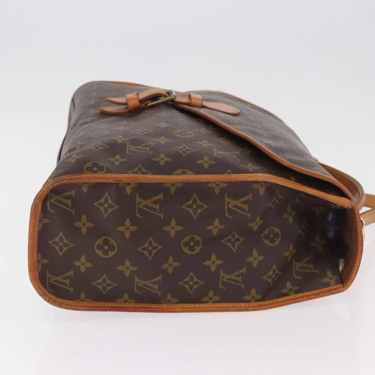 Louis Vuitton Beverly Monogram Canvas Brown Canvas Handbag (Pre-Owned)