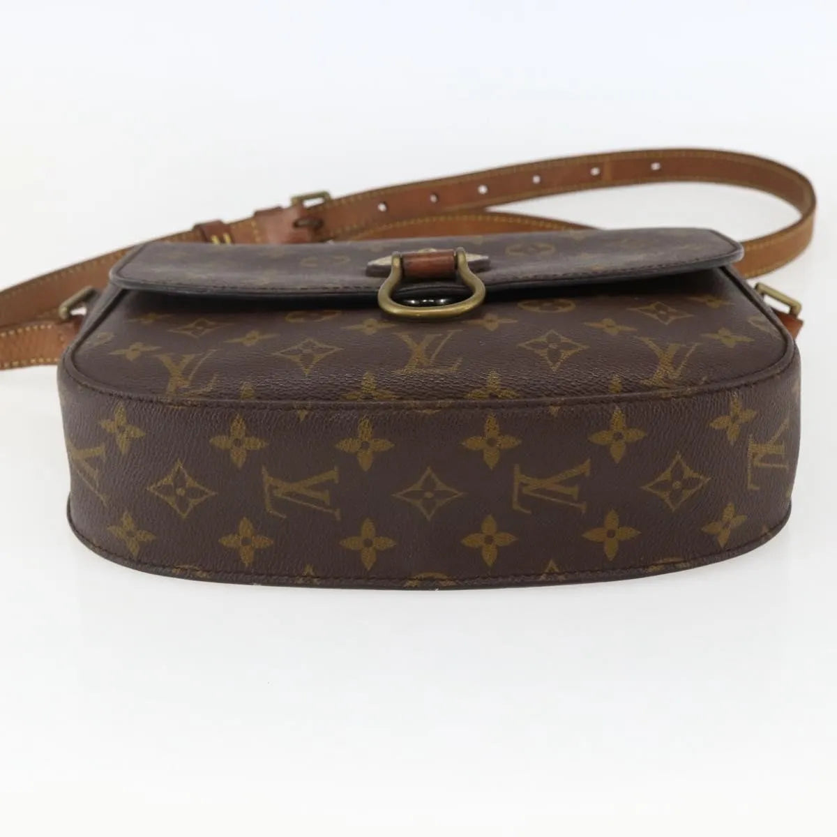 Louis Vuitton Saint Cloud Monogram Canvas Brown Canvas Shoulder Bag Bag (Pre-Owned)