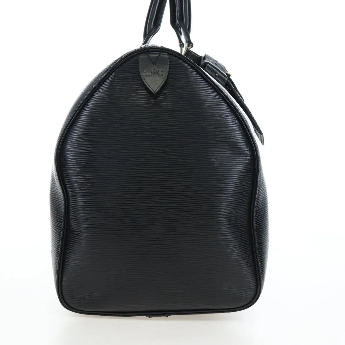 Louis Vuitton Keepall Epi Black Leather Travel Bag Bag (Pre-Owned)