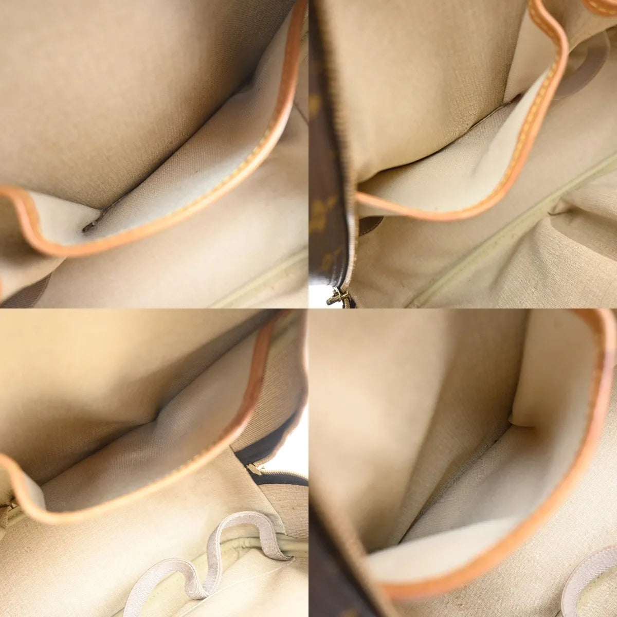 Louis Vuitton Deauville Monogram Canvas Brown Canvas Handbag (Pre-Owned)