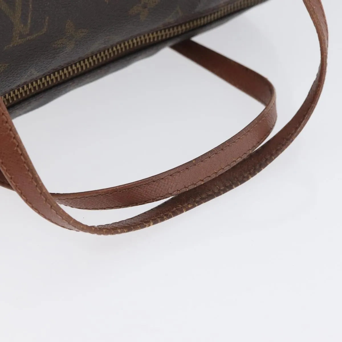 Louis Vuitton Papillon Monogram Canvas Brown Canvas Handbag (Pre-Owned)