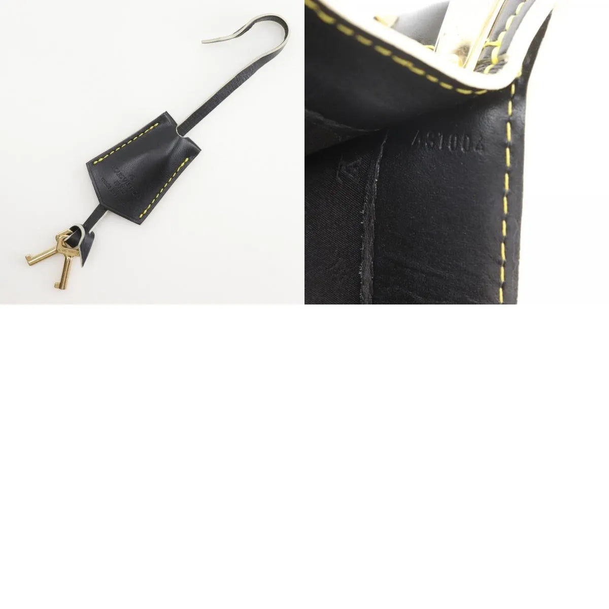 Louis Vuitton Suhali Le Fabuleux Leather Black Leather Handbag (Pre-Owned)