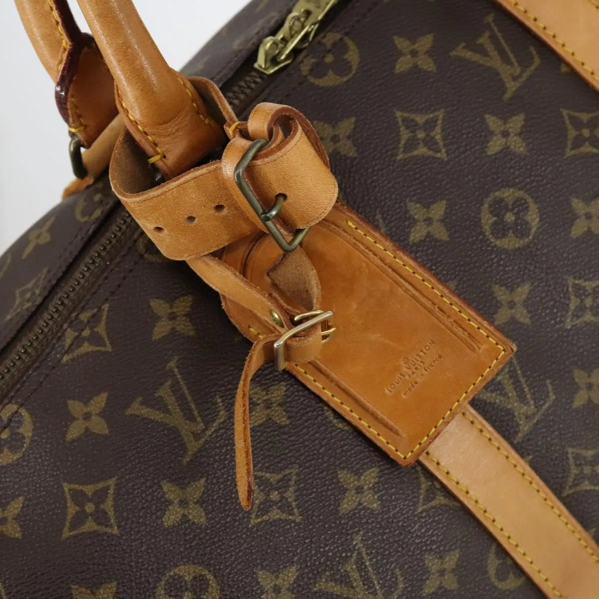 Louis Vuitton Keepall Monogram Canvas Brown Canvas Travel Bag Bag (Pre-Owned)