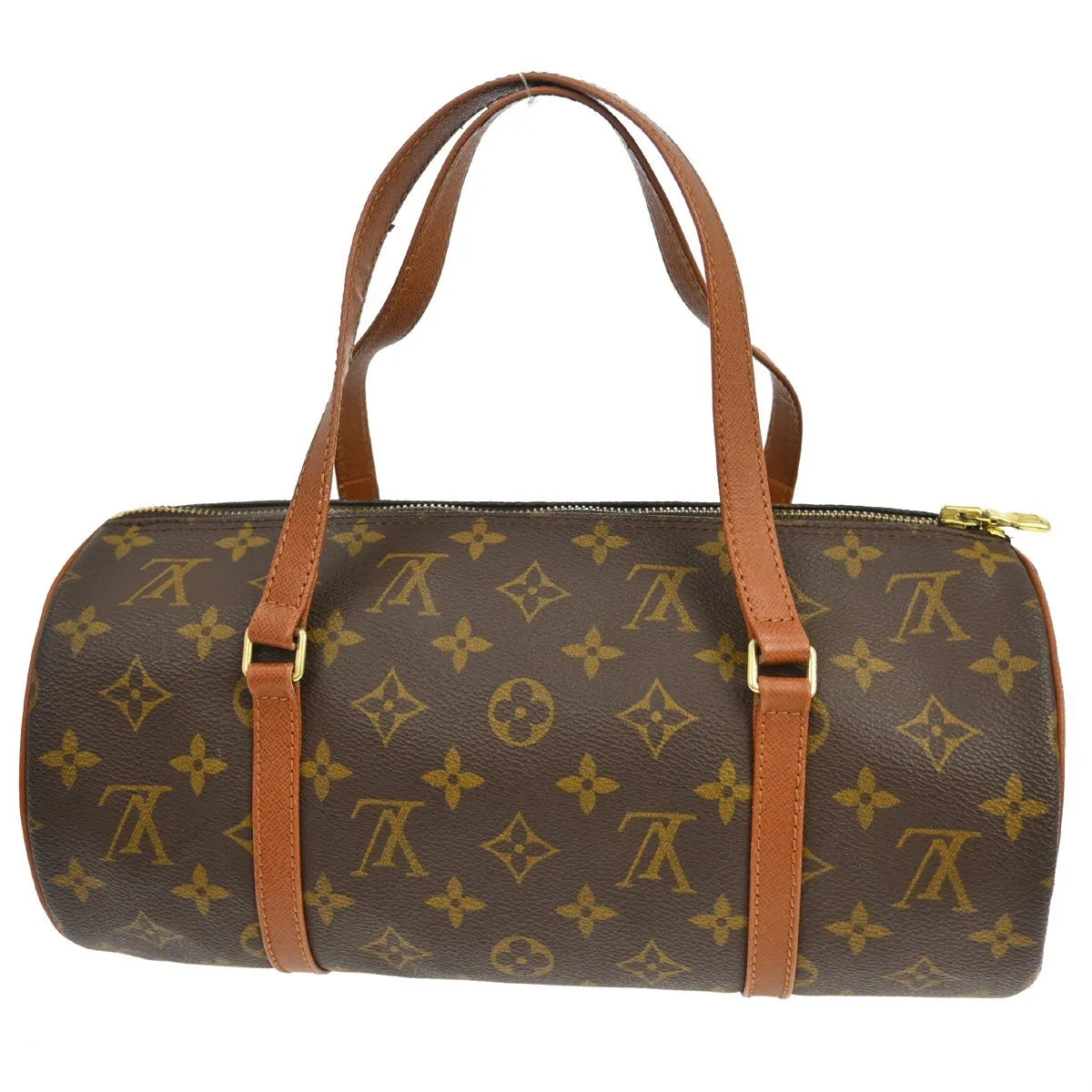 Louis Vuitton Papillon Monogram Canvas Brown Canvas Handbag (Pre-Owned)