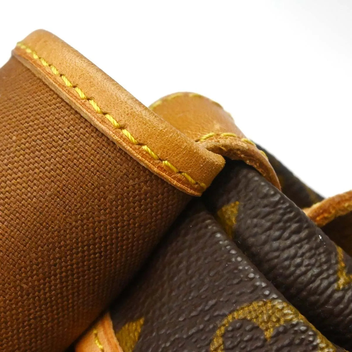 Louis Vuitton Saumur Monogram Canvas Brown Canvas Shoulder Bag Bag (Pre-Owned)