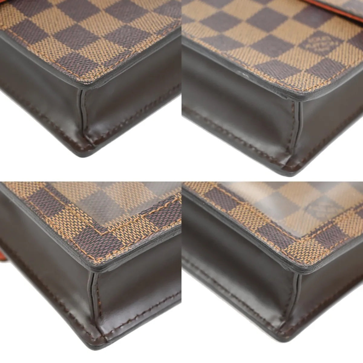 Louis Vuitton Portobello Messenger Damier Brown Canvas Shoulder Bag Bag (Pre-Owned)
