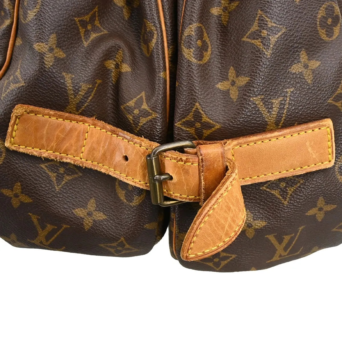 Louis Vuitton Saumur Monogram Canvas Brown Canvas Shoulder Bag Bag (Pre-Owned)