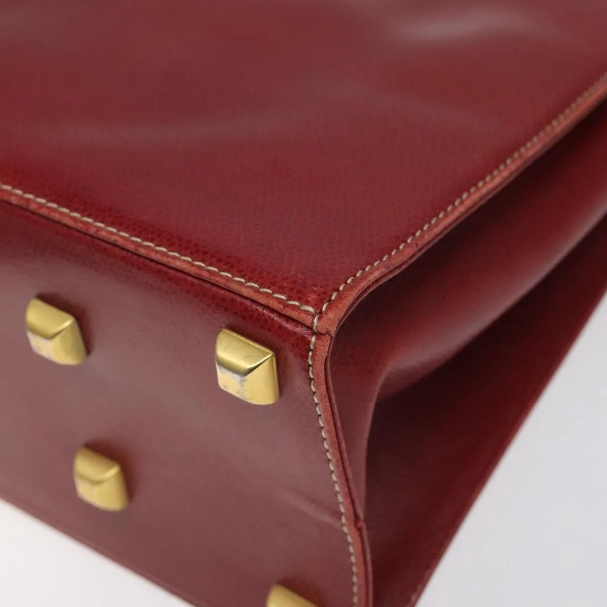 Salvatore Ferragamo Vintage Leather Red Leather Shoulder Bag Bag (Pre-Owned)