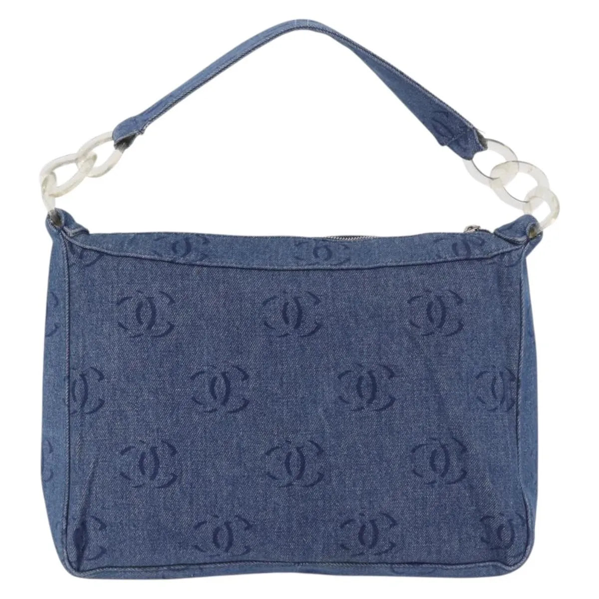 Chanel Cc Shoulder Bag Denim Blue Denim_Jeans Shoulder Bag Bag (Pre-Owned)