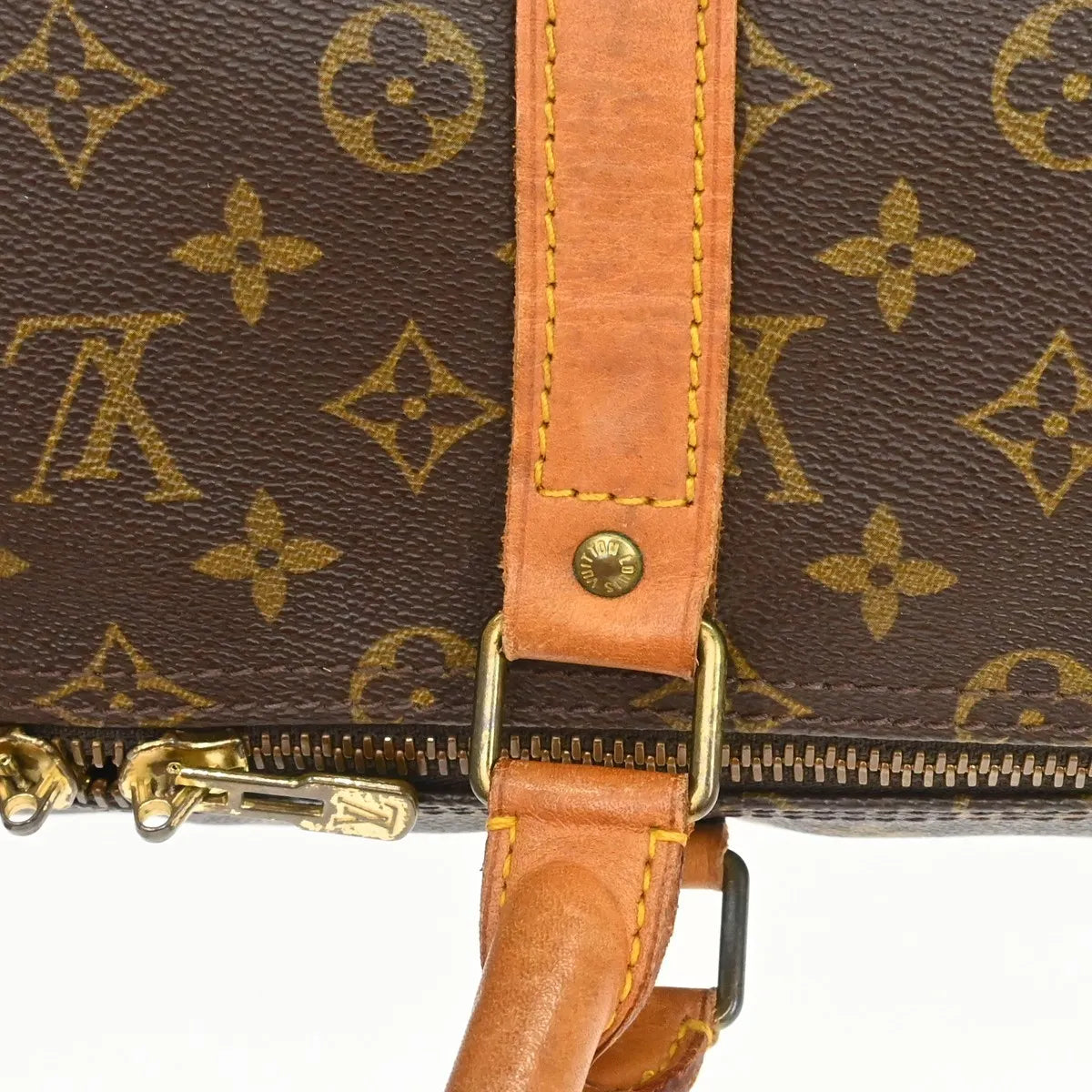 Louis Vuitton Keepall Monogram Canvas Brown Canvas Travel Bag Bag (Pre-Owned)