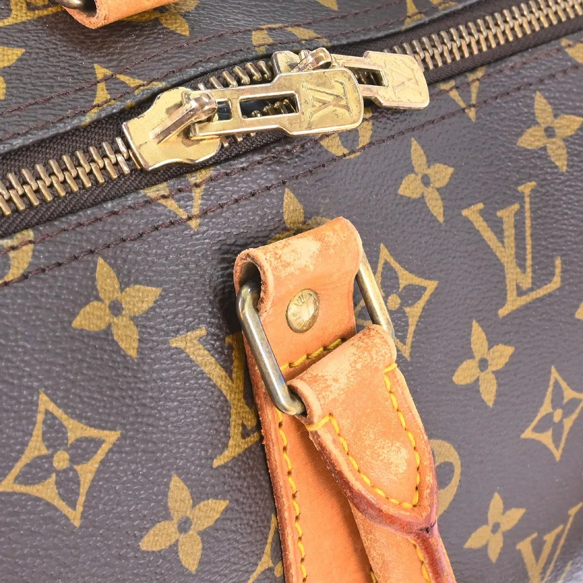 Louis Vuitton Keepall Monogram Canvas Brown Canvas Travel Bag Bag (Pre-Owned)