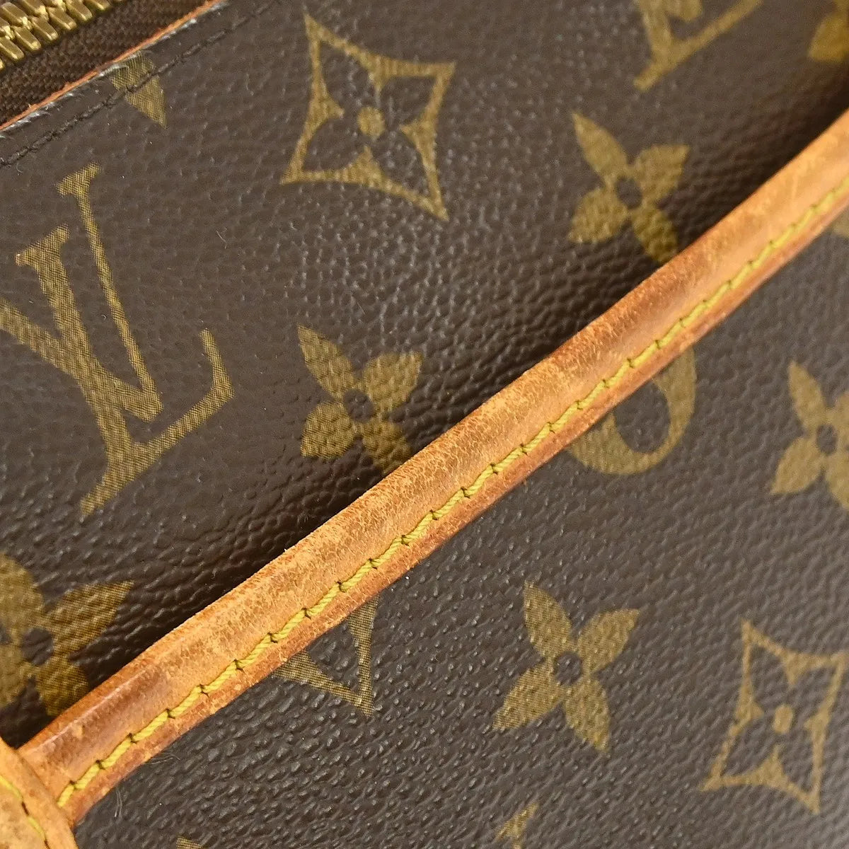 Louis Vuitton Popincourt Monogram Canvas Brown Canvas Shoulder Bag Bag (Pre-Owned)