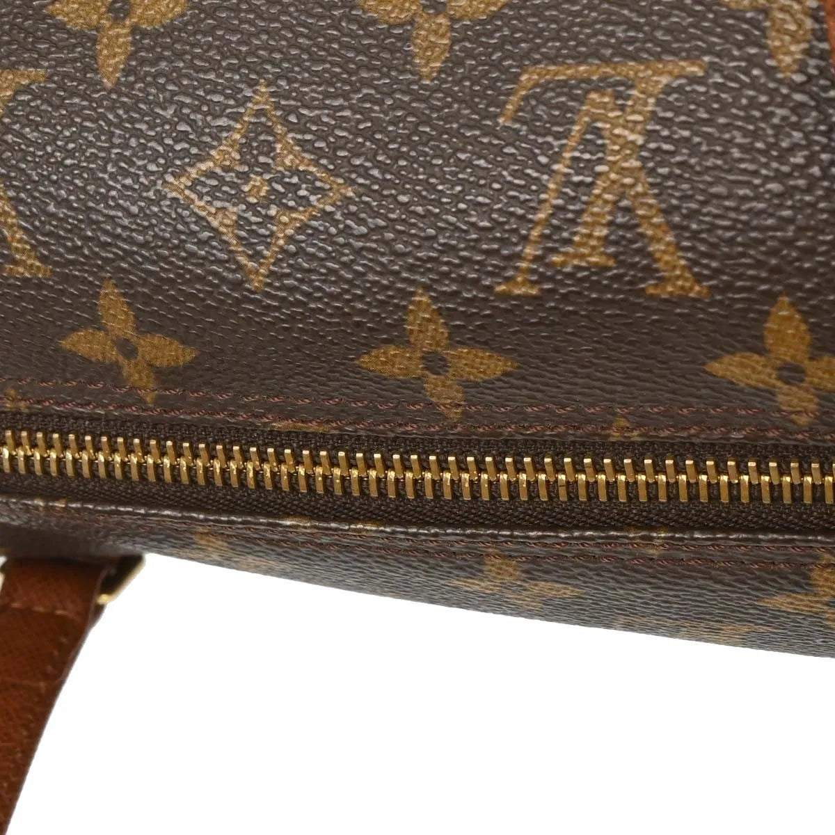 Louis Vuitton Papillon Monogram Canvas Brown Canvas Handbag (Pre-Owned)