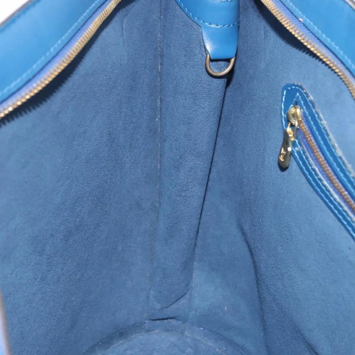 Louis Vuitton Saint Jacques Epi Blue Leather Shoulder Bag Bag (Pre-Owned)