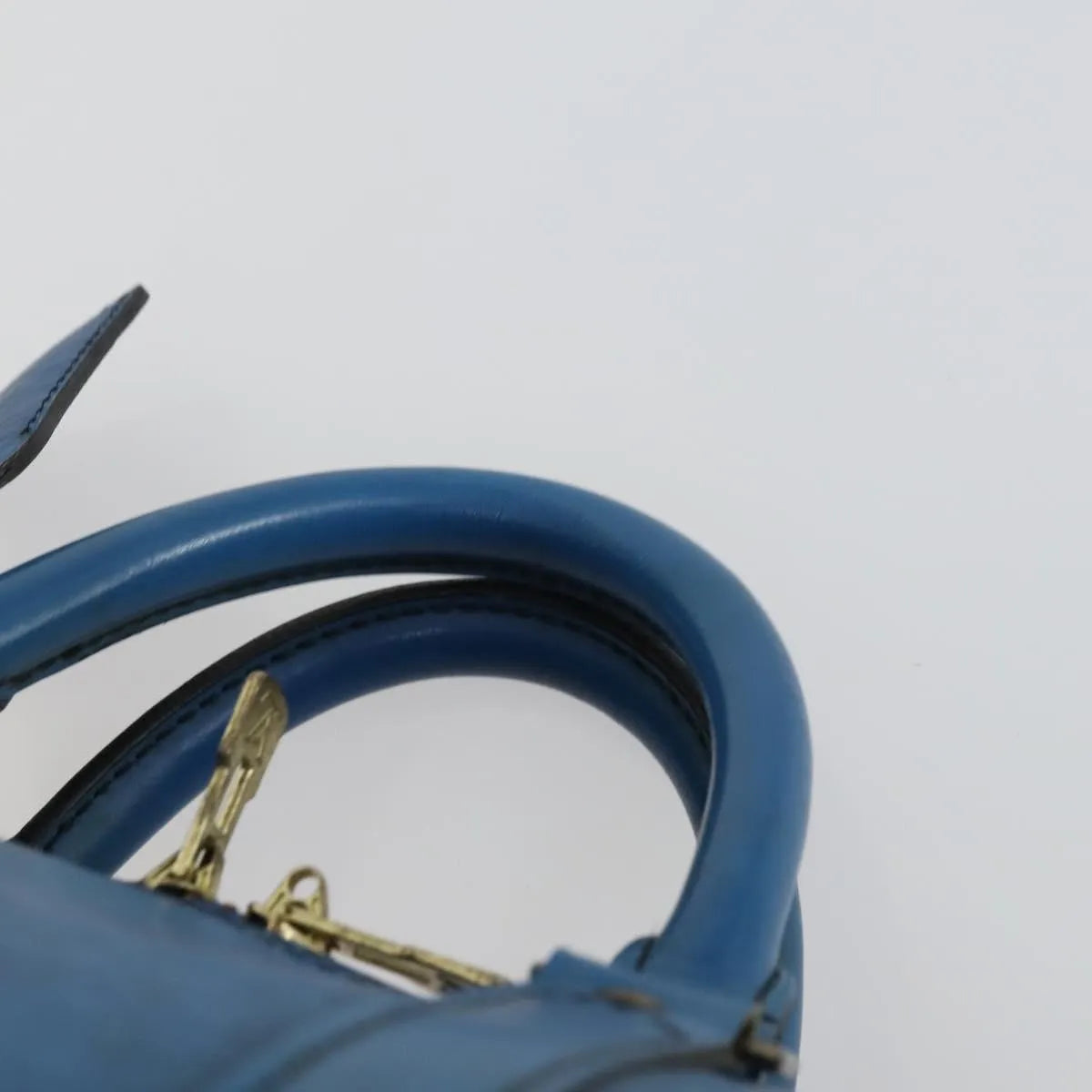 Louis Vuitton Keepall Epi Leather Blue Leather Travel Bag Bag (Pre-Owned)