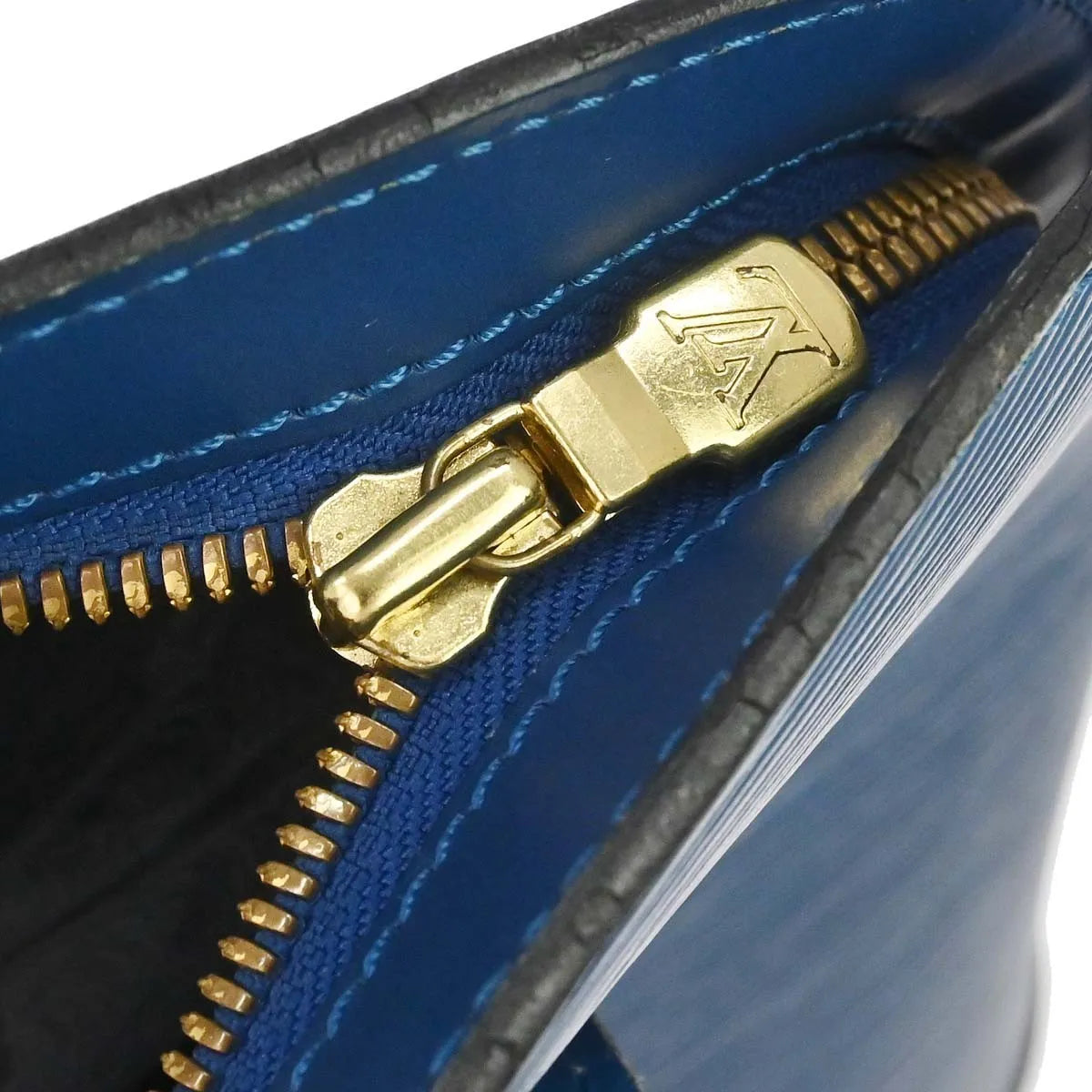 Louis Vuitton Lussac Epi Leather Blue Leather Shoulder Bag Bag (Pre-Owned)