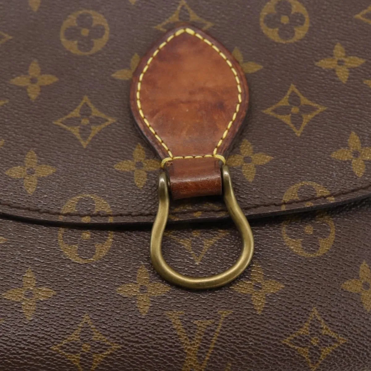 Louis Vuitton Saint Cloud Monogram Canvas Brown Canvas Shoulder Bag Bag (Pre-Owned)
