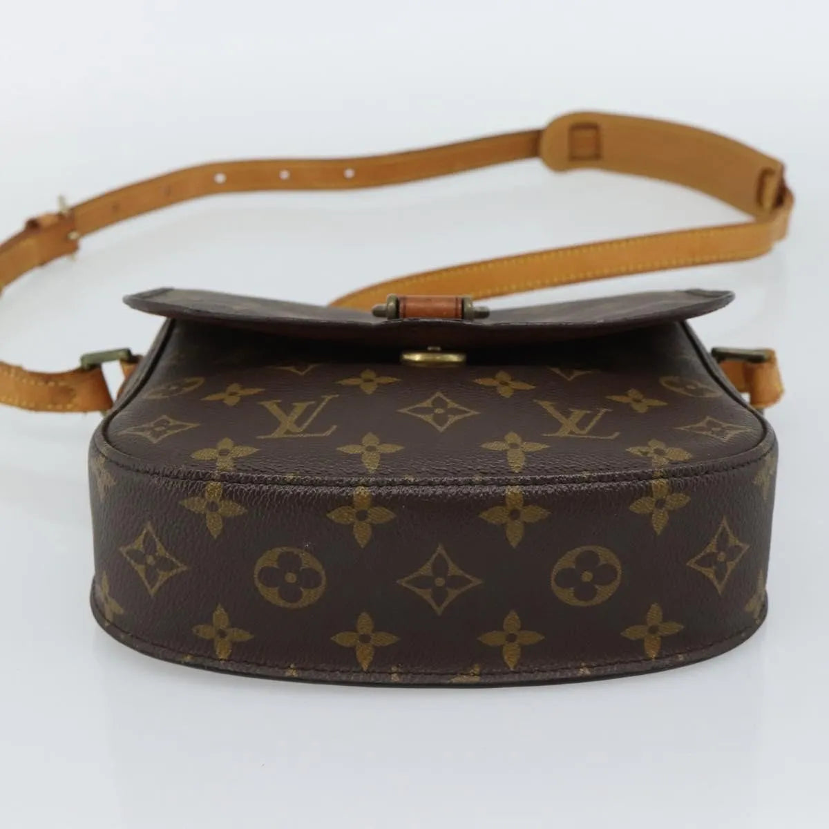 Louis Vuitton Saint Cloud Monogram Canvas Brown Canvas Shoulder Bag Bag (Pre-Owned)