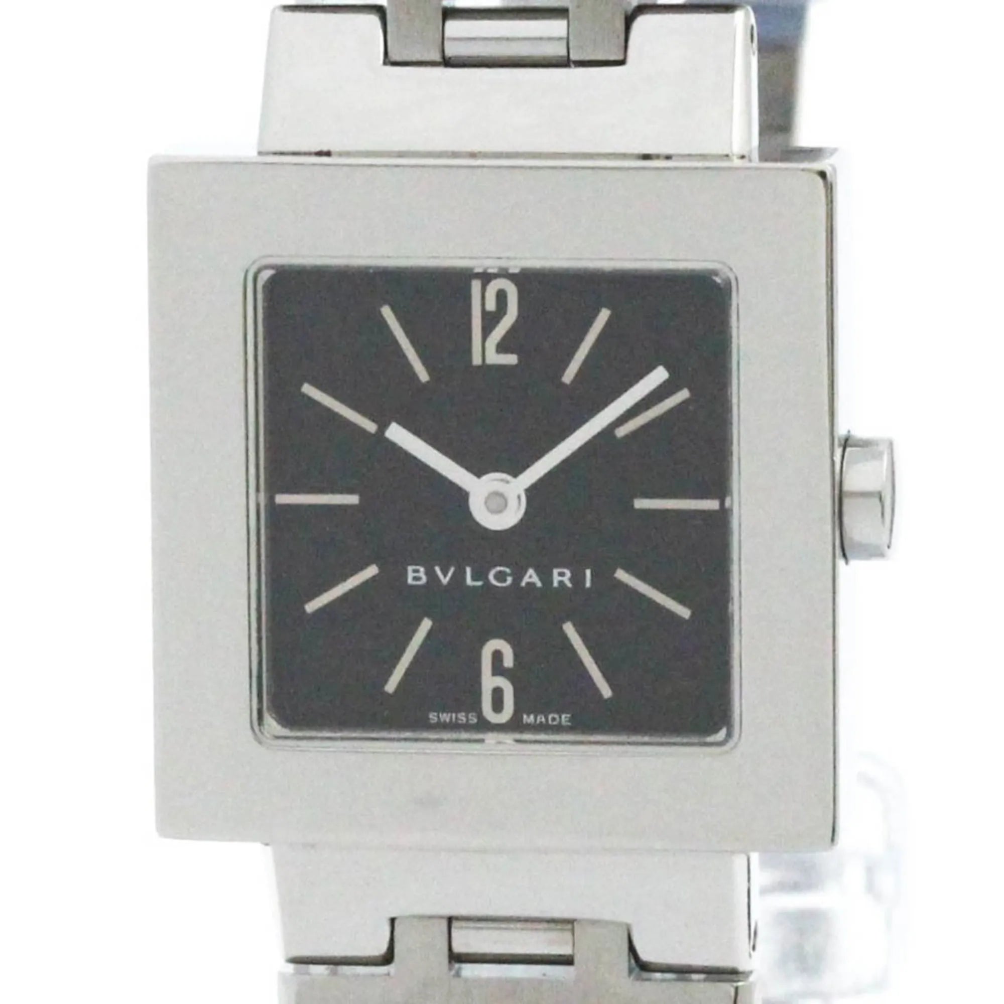 Bvlgari Quadrato Quartz Stainless Steel Watch (Pre-Owned)