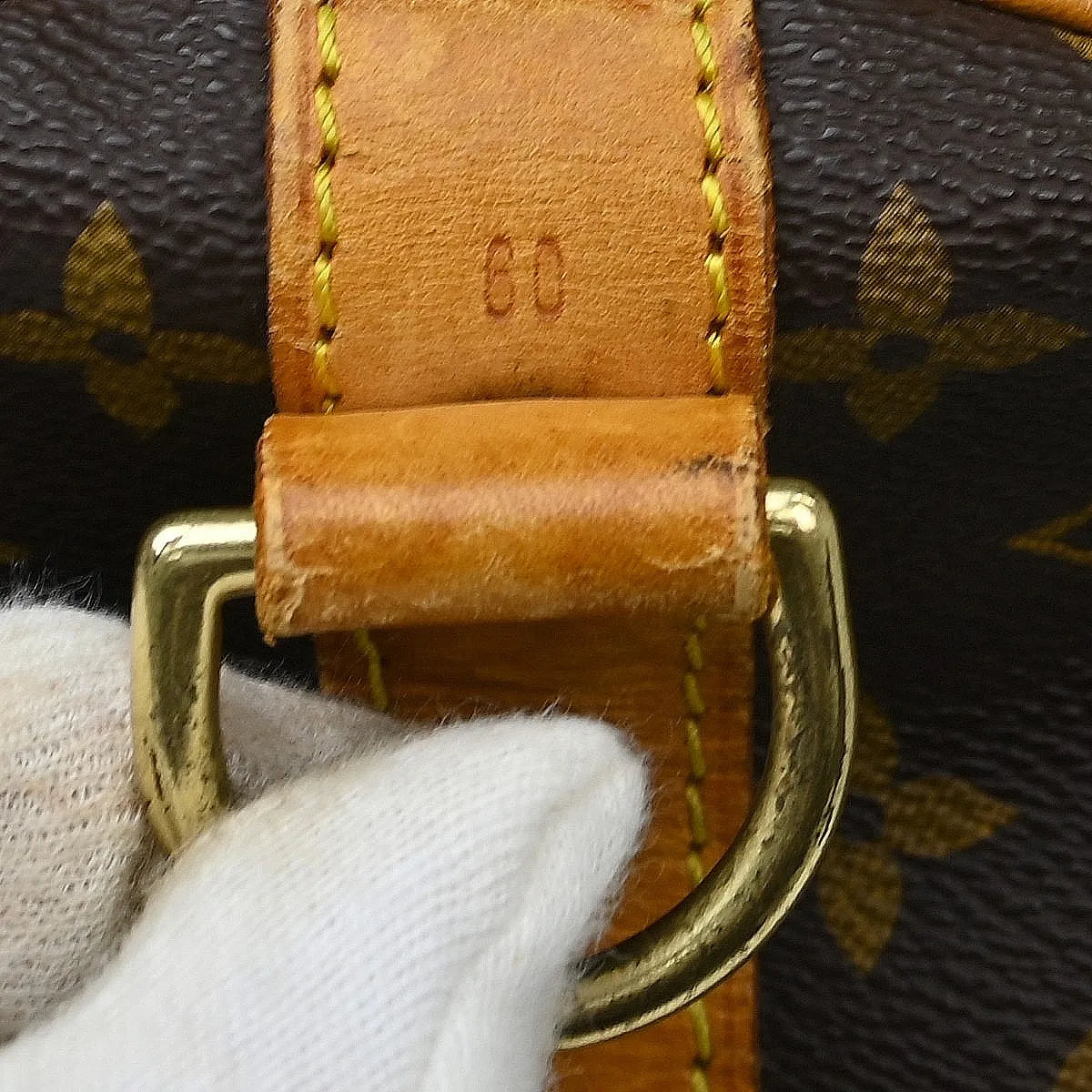 Louis Vuitton Keepall Bandouliere Monogram Canvas Brown Canvas Travel Bag Bag (Pre-Owned)
