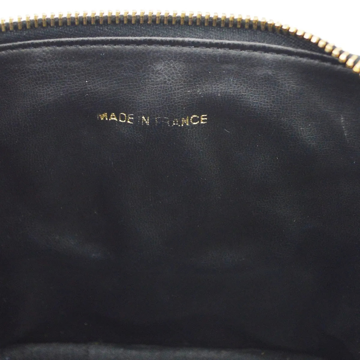 Chanel Vanity Leather Black Leather Handbag (Pre-Owned)