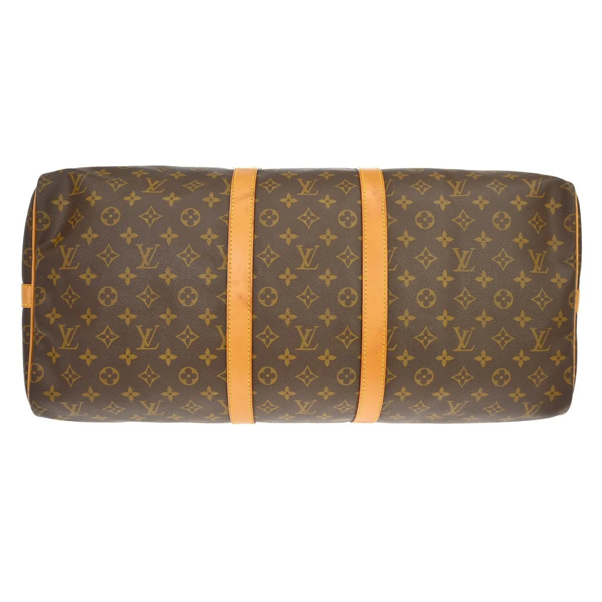 Louis Vuitton Keepall Bandouliere Bag Monogram Canvas Brown Canvas Travel Bag Bag (Pre-Owned)
