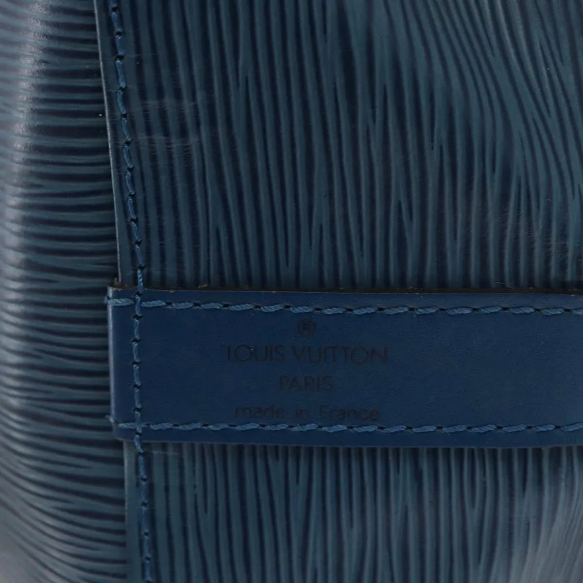 Louis Vuitton Petit Noe Epi Leather Blue Leather Shoulder Bag Bag (Pre-Owned)