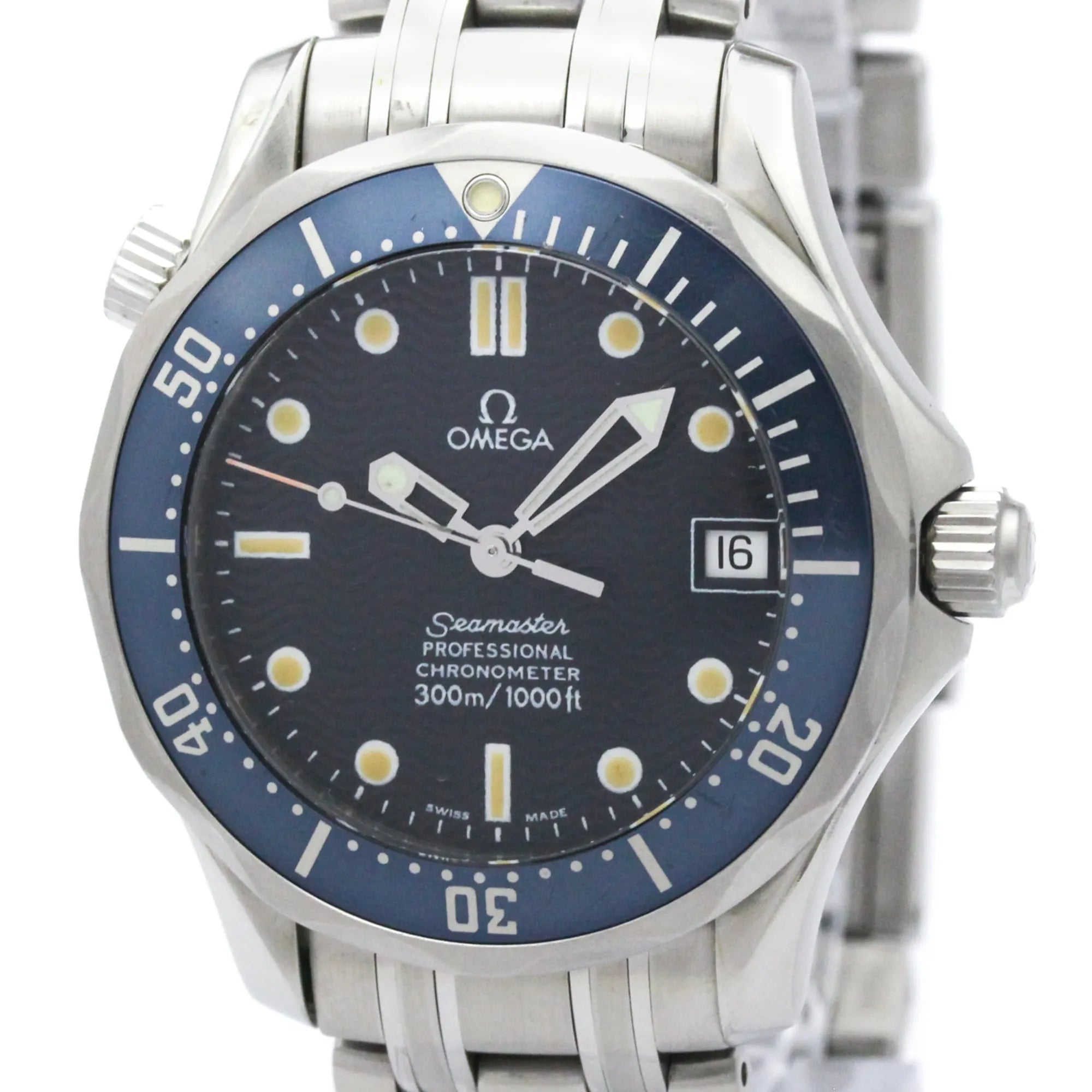 Omega Seamaster Professional Diver 300M Chronometer Automatic Stainless Steel Watch (Pre-Owned)