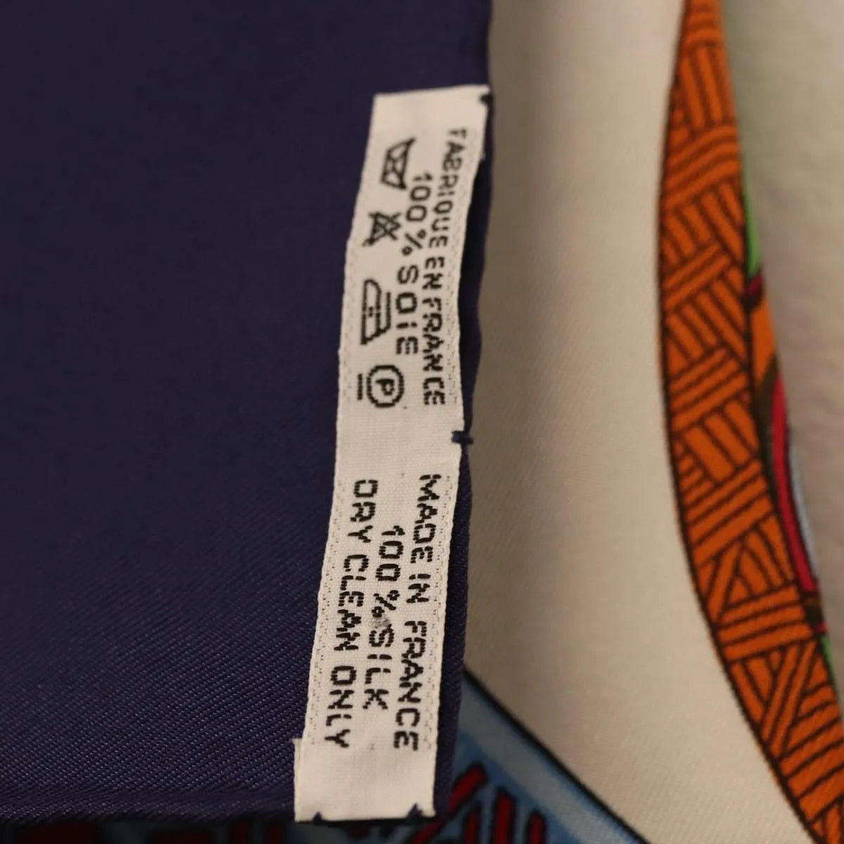 Hermes Carré 90 Silk Multicolor Navy Silk Scarve & Shawl Accessory (Pre-Owned)