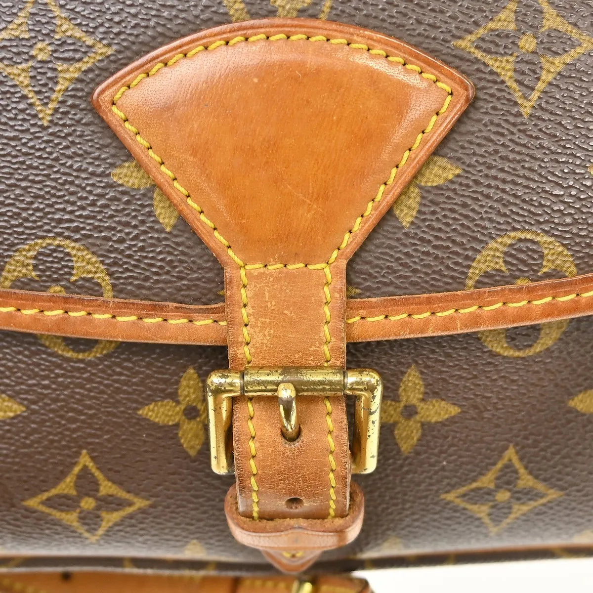 Louis Vuitton Sologne Monogram Canvas Brown Canvas Shoulder Bag Bag (Pre-Owned)