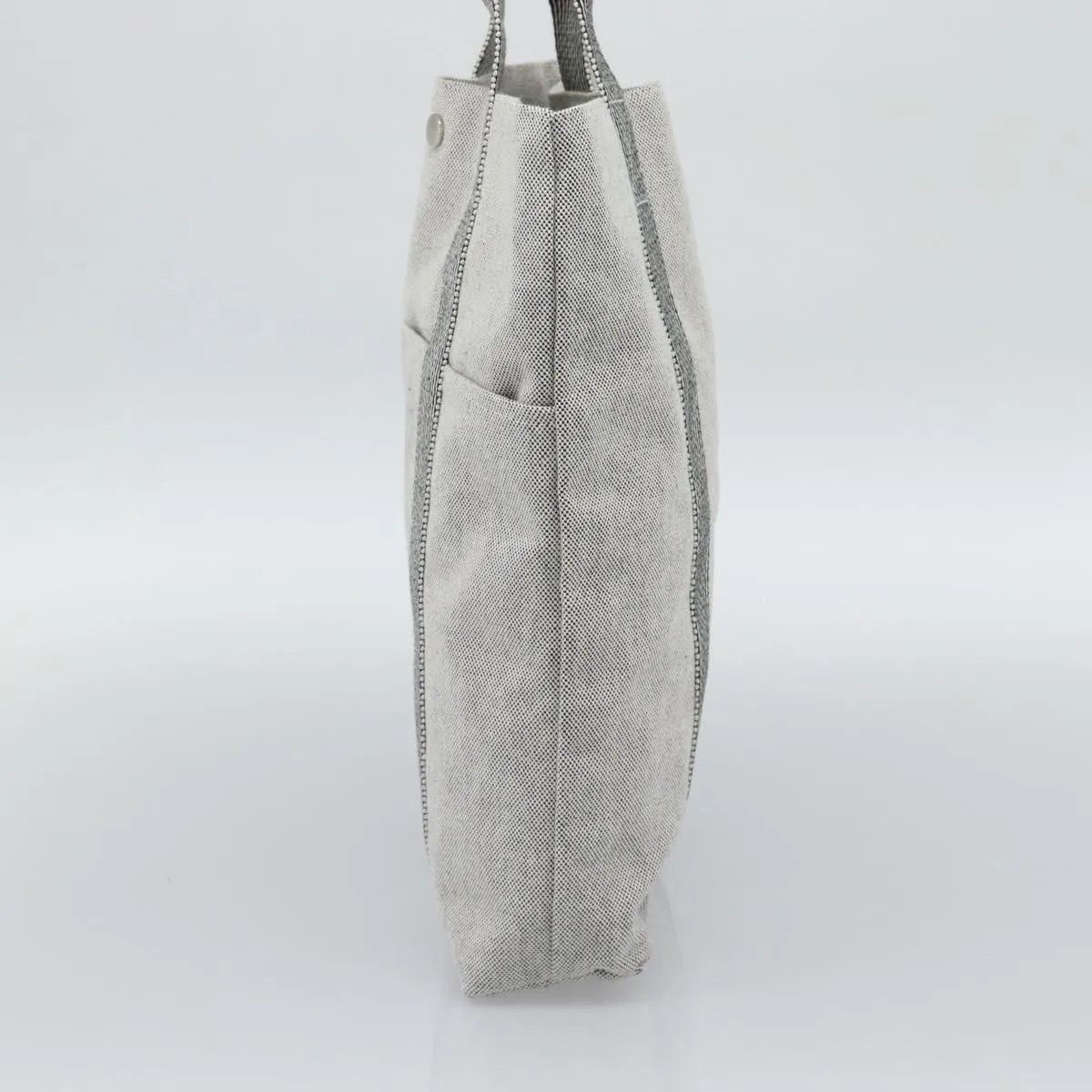 Hermes Fourre-Tout Herline Fourre-Tout Herline Gray Canvas Tote Bag Bag (Pre-Owned)