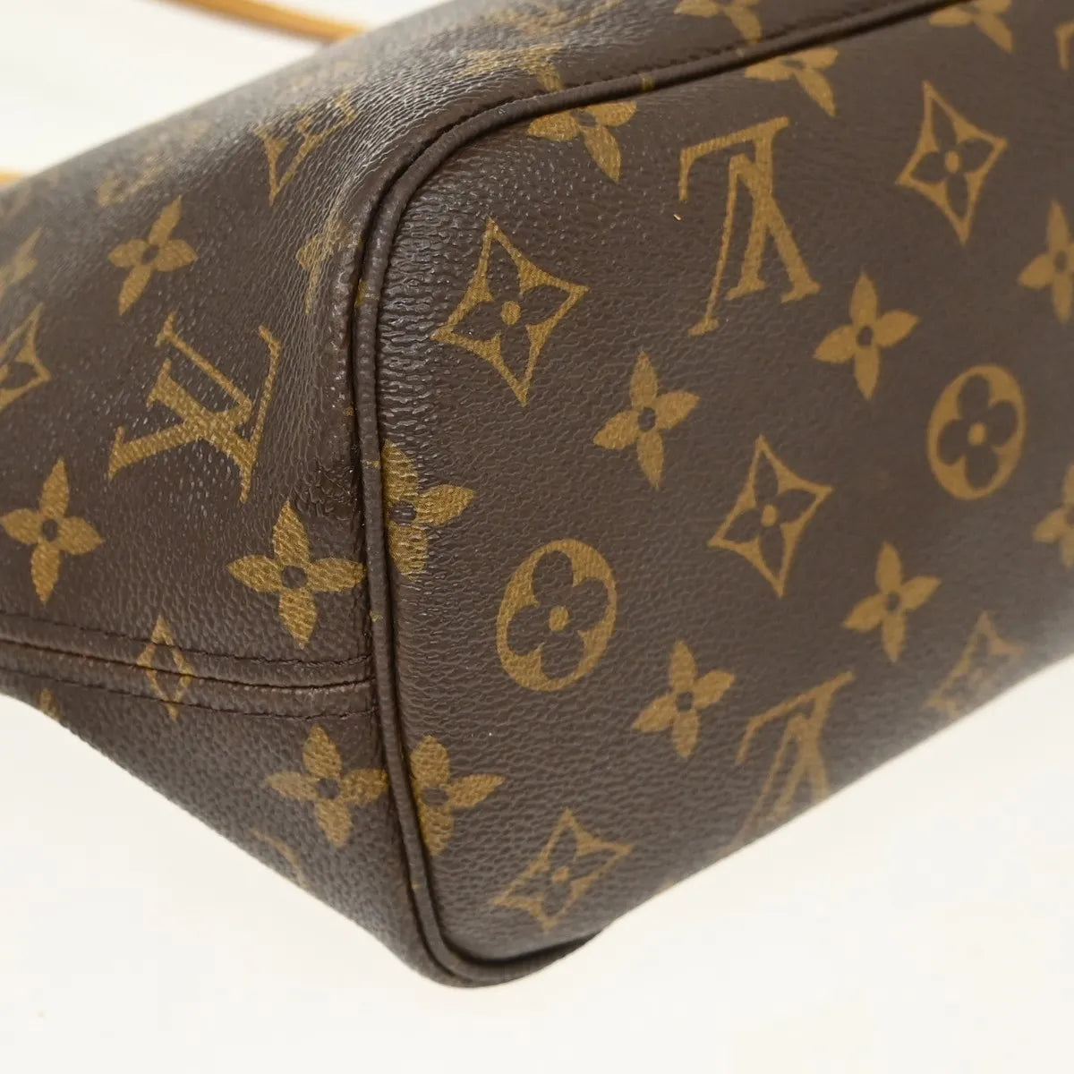 Louis Vuitton Neverfull Monogram Brown Canvas Tote Bag Bag (Pre-Owned)