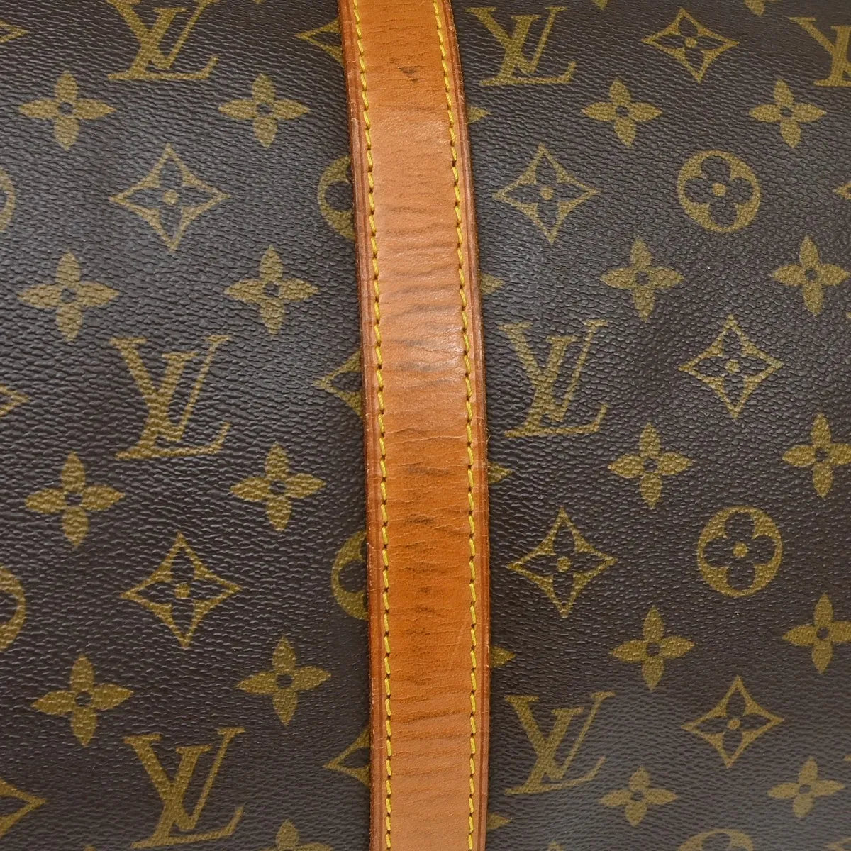 Louis Vuitton Keepall Monogram Canvas Brown Canvas Travel Bag Bag (Pre-Owned)