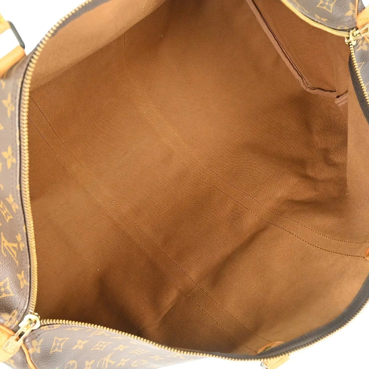 Louis Vuitton Keepall Monogram Canvas Brown Canvas Travel Bag Bag (Pre-Owned)