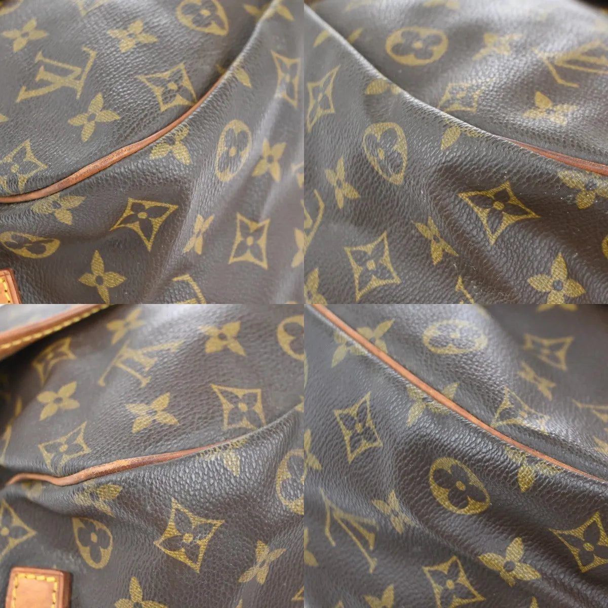 Louis Vuitton Saumur Monogram Canvas Brown Canvas Shoulder Bag Bag (Pre-Owned)