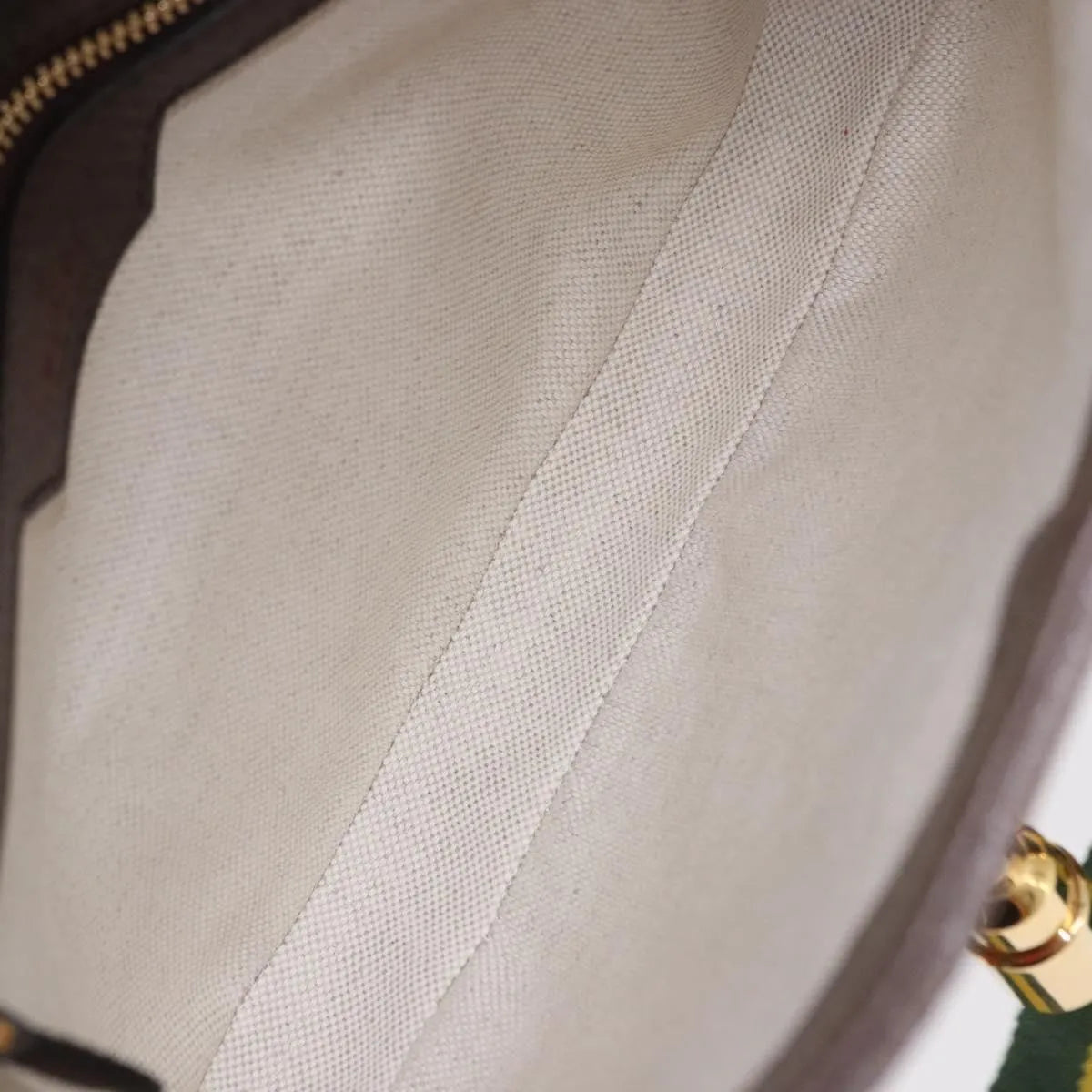 Gucci Jackie 1961 Hobo Studded Printed Gg Coated Canvas Beige Canvas Handbag (Pre-Owned)