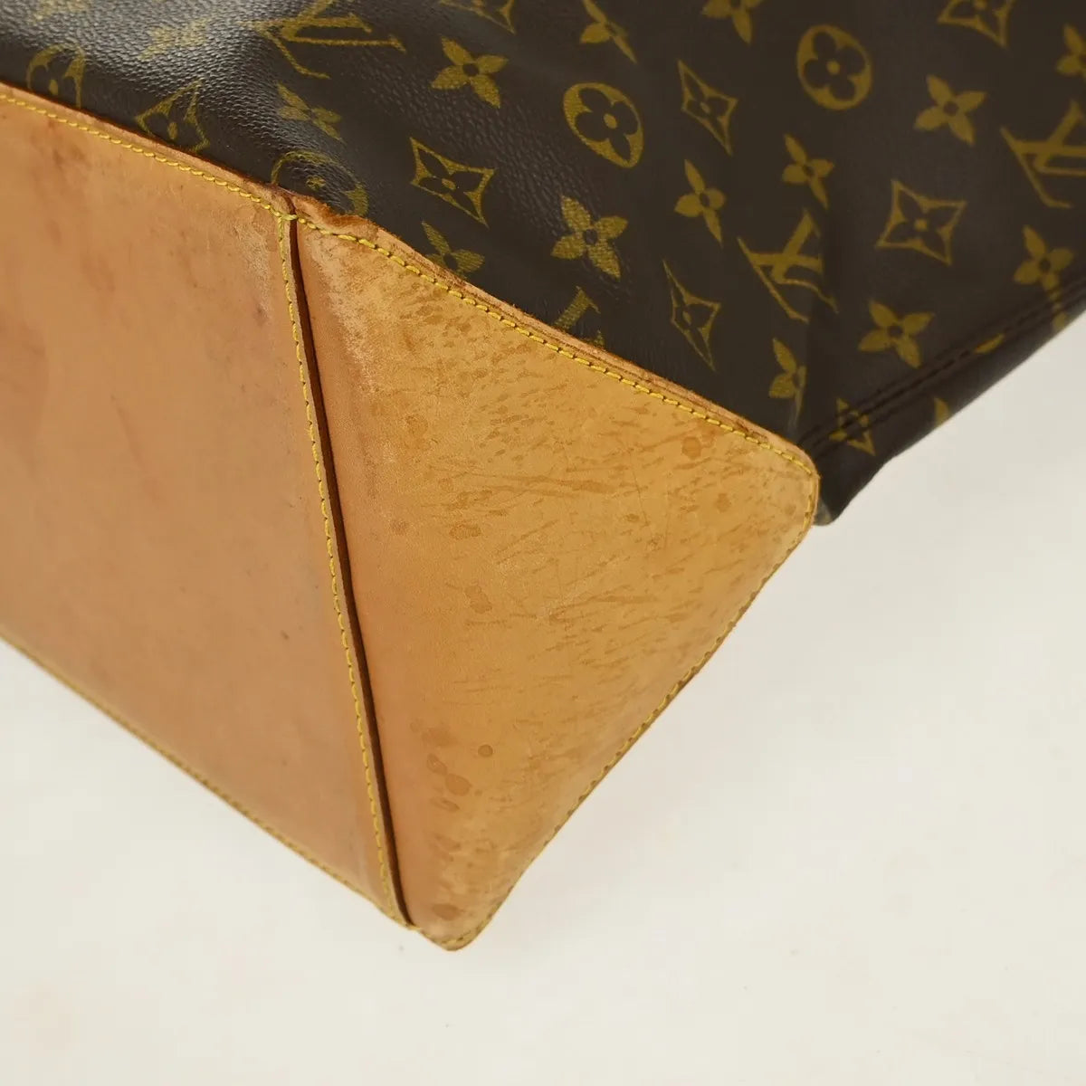 Louis Vuitton Cabas Mezzo Monogram Canvas Brown Canvas Tote Bag Bag (Pre-Owned)