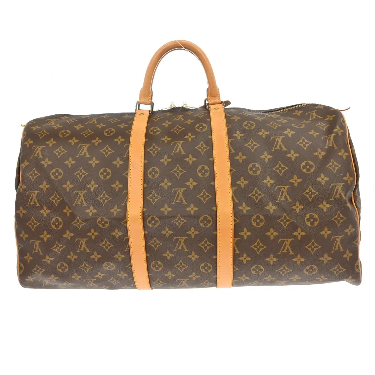Louis Vuitton Keepall Monogram Canvas Brown Canvas Travel Bag Bag (Pre-Owned)