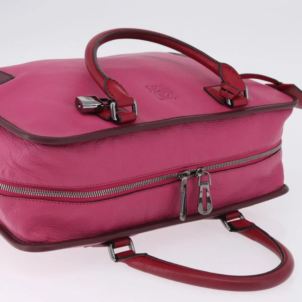 Loewe Amazona Leather Pink Leather Handbag (Pre-Owned)