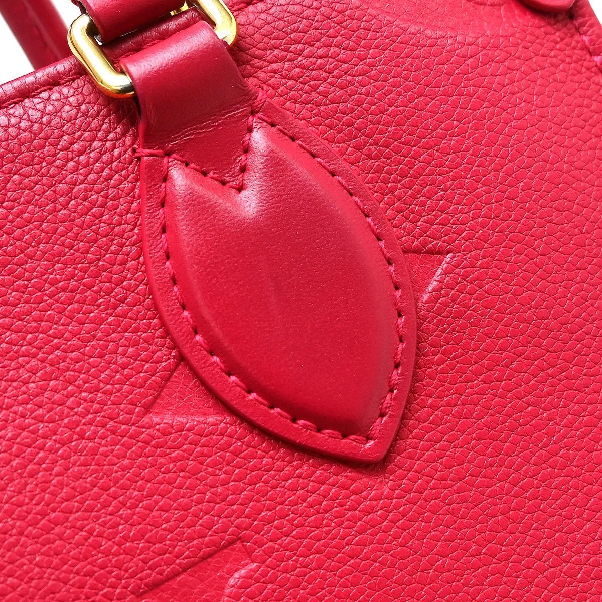 Louis Vuitton Onthego Monogram Empreinte Pink Leather Tote Bag Bag (Pre-Owned)