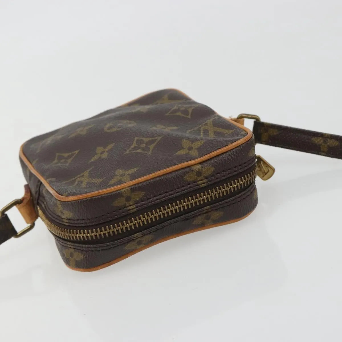 Louis Vuitton Danube Monogram Brown Canvas Shoulder Bag Bag (Pre-Owned)