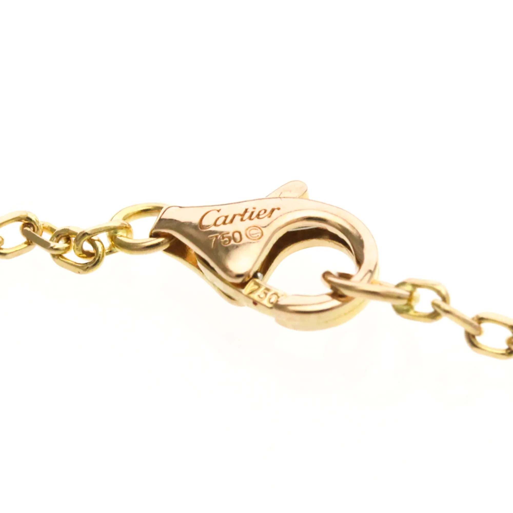 Cartier C Heart De Cartier Pendant 18K Rose Gold With Diamond Gold Pink_Gold Necklace Jewelry (Pre-Owned)