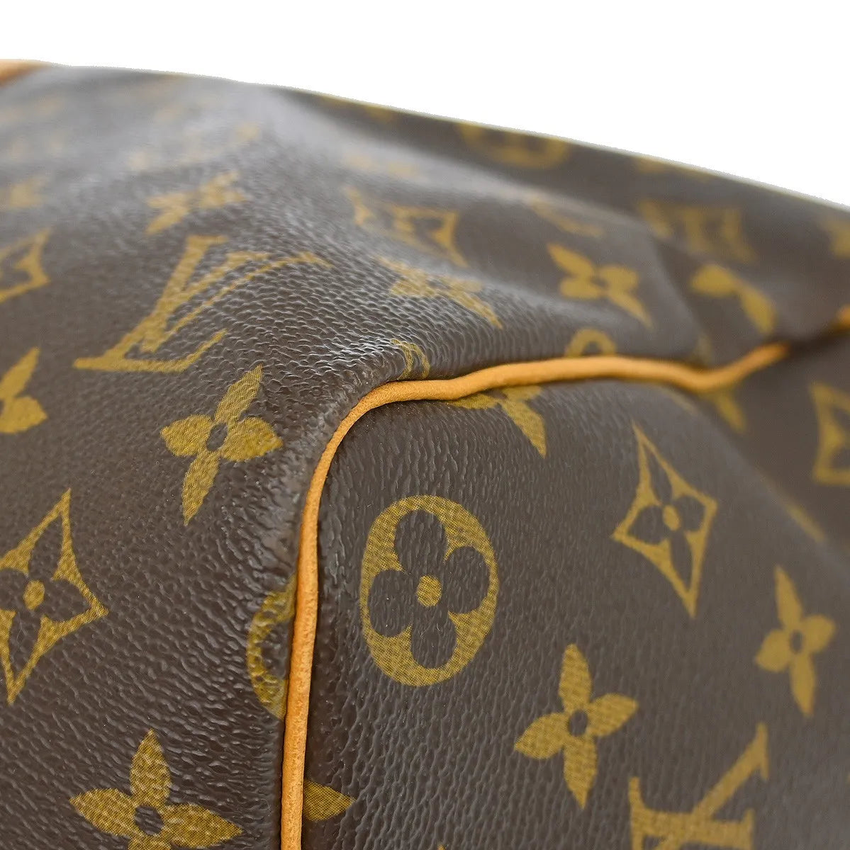Louis Vuitton Keepall Bag Monogram Canvas Brown Canvas Travel Bag Bag (Pre-Owned)