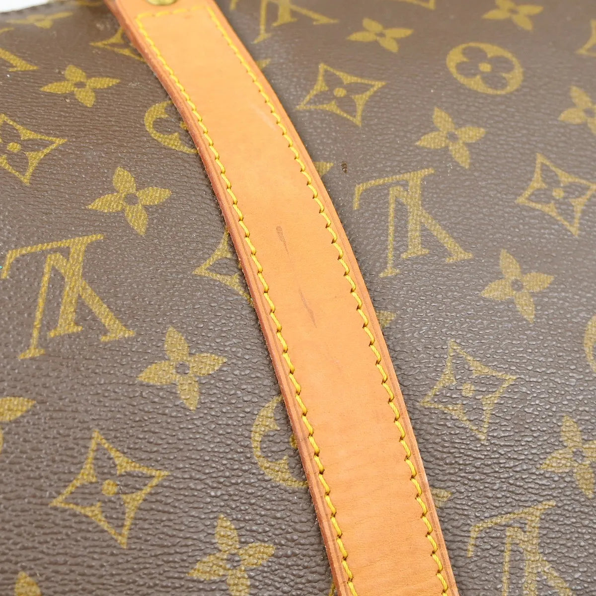 Louis Vuitton Keepall Monogram Canvas Brown Canvas Travel Bag Bag (Pre-Owned)