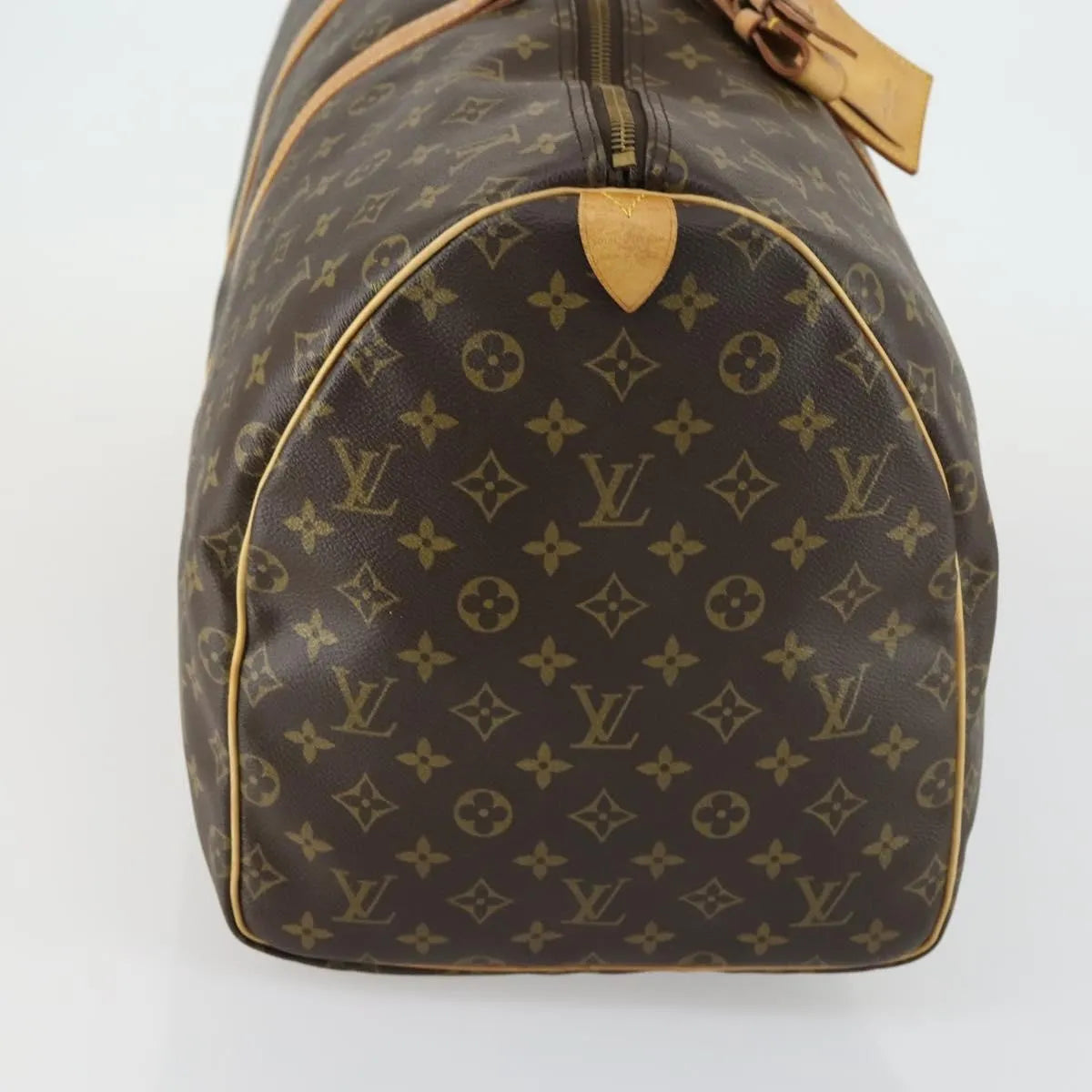 Louis Vuitton Keepall Bag Monogram Canvas Brown Canvas Travel Bag Bag (Pre-Owned)
