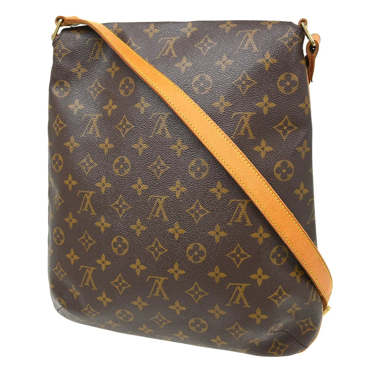 Louis Vuitton Musette Salsa Handbag Monogram Canvas Brown Canvas Shoulder Bag Bag (Pre-Owned)
