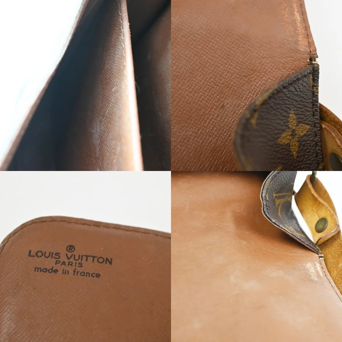 Louis Vuitton Cartouchiere Monogram Canvas Brown Canvas Shoulder Bag Bag (Pre-Owned)