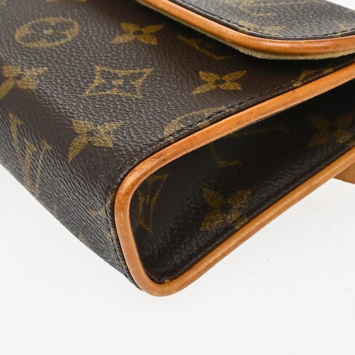 Louis Vuitton Florentine Pochette Monogram Canvas Brown Canvas Clutche & Pouche Bag (Pre-Owned)