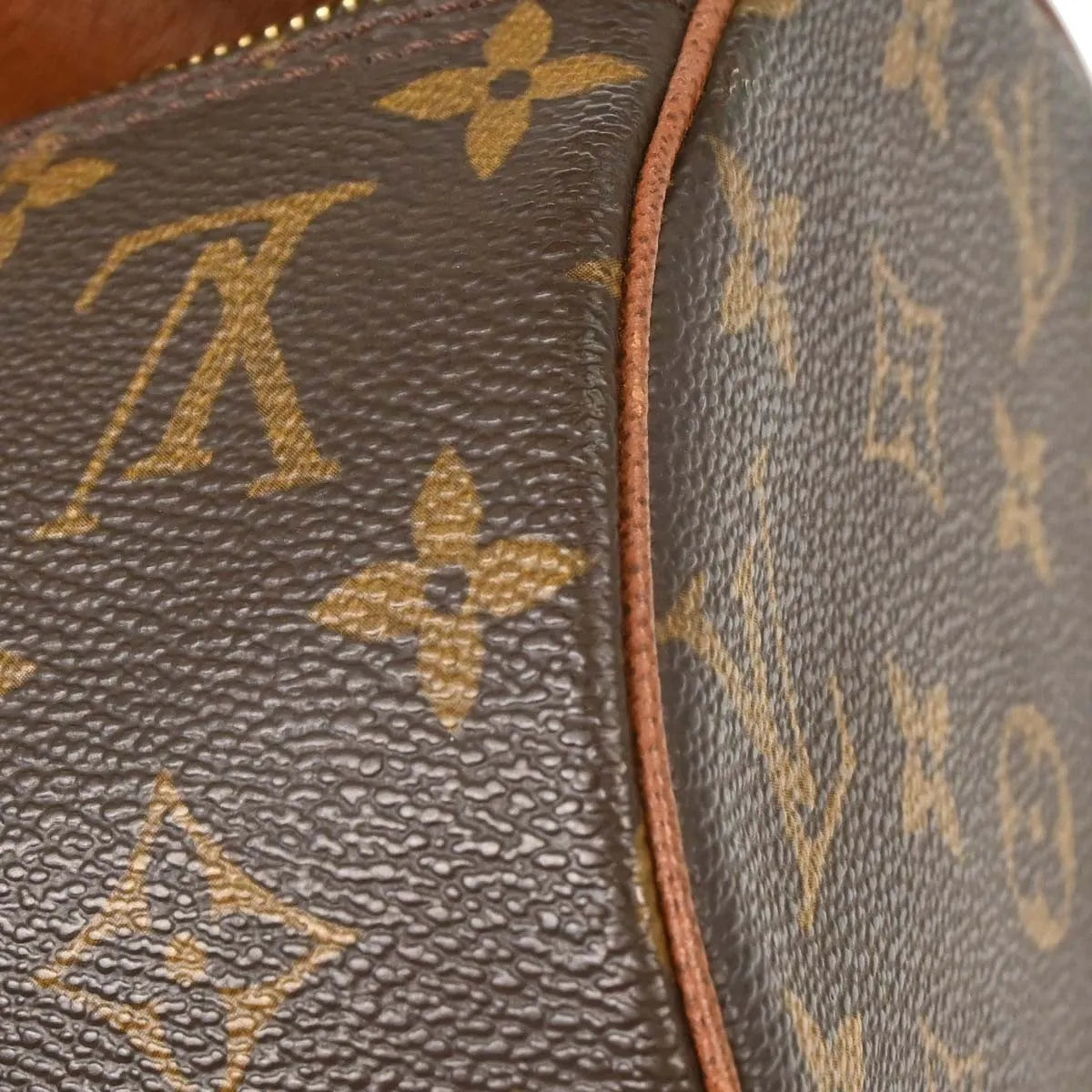 Louis Vuitton Papillon Monogram Canvas Brown Canvas Handbag (Pre-Owned)